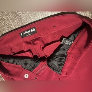 Express - Columnist Red Dress Pants